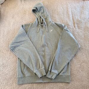 Gymshark Gray Zip-Up Hoodie
